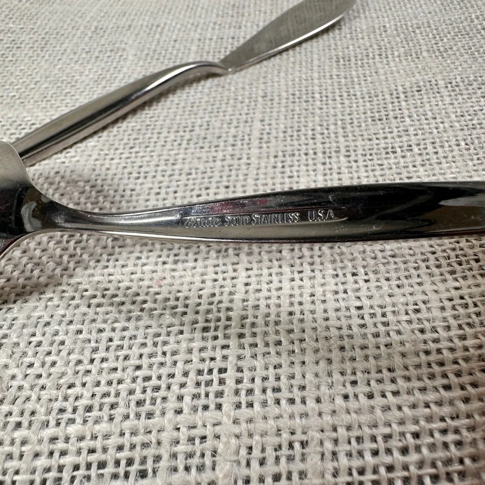 Ebbtide Estate Stainless Butter Knife Sugar Spoon Set USA Replacement Flatware